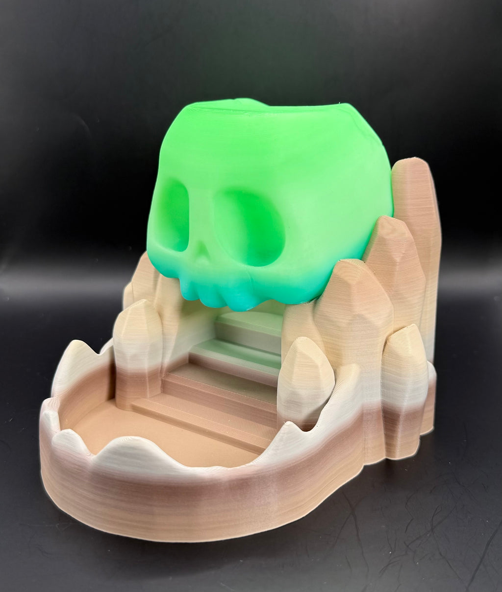 Skull Island Dice Tower (comes with pack of dice)
