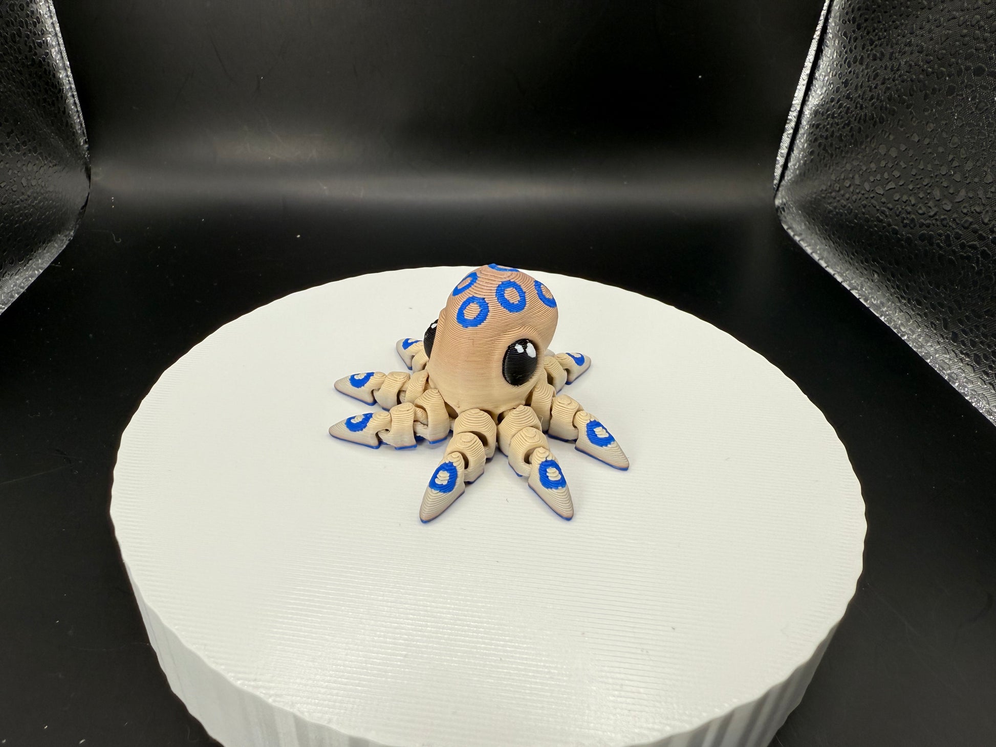 Blue Ring Octopus 3D Mini
