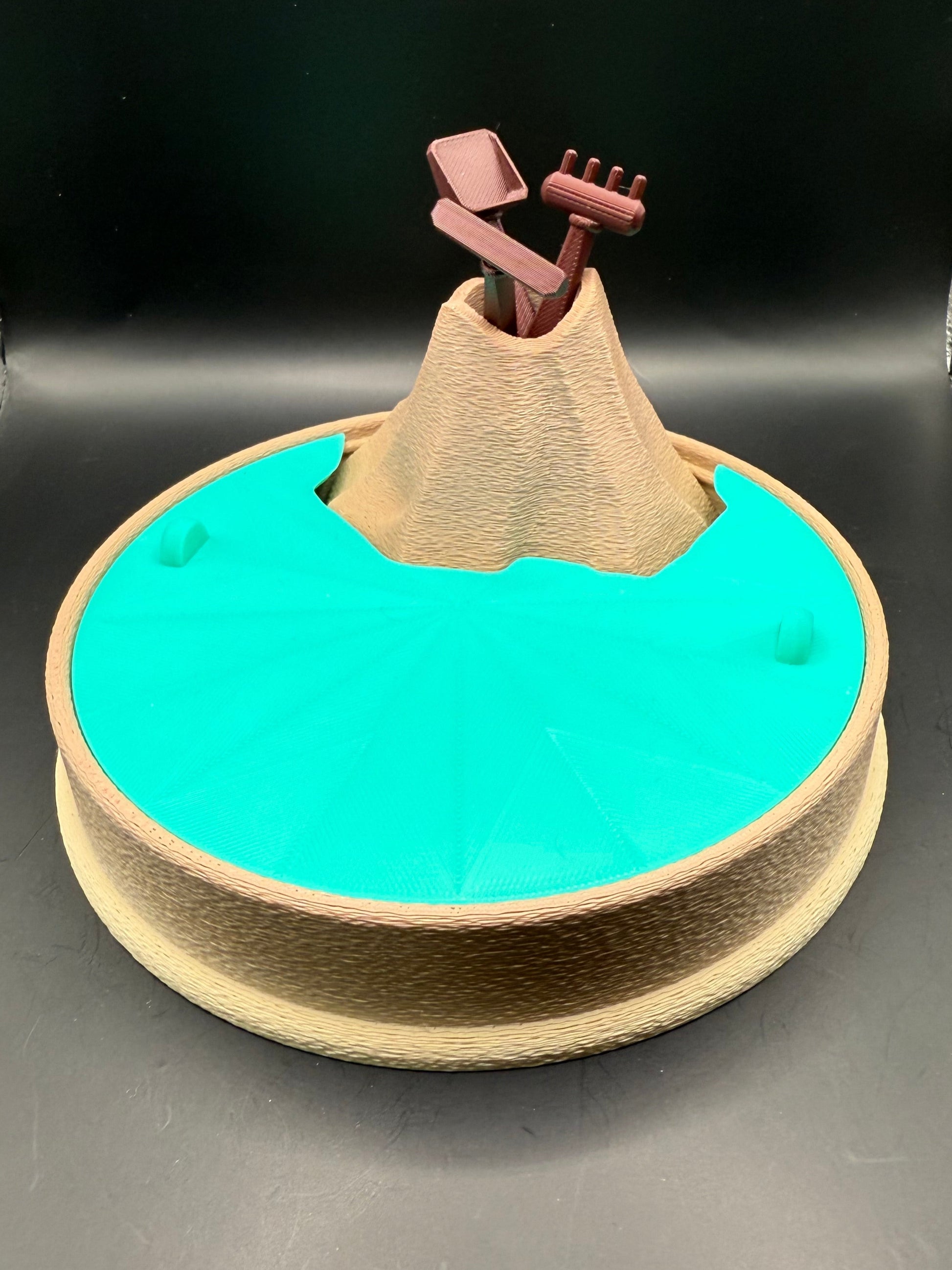 Beach Volcano Zen Garden