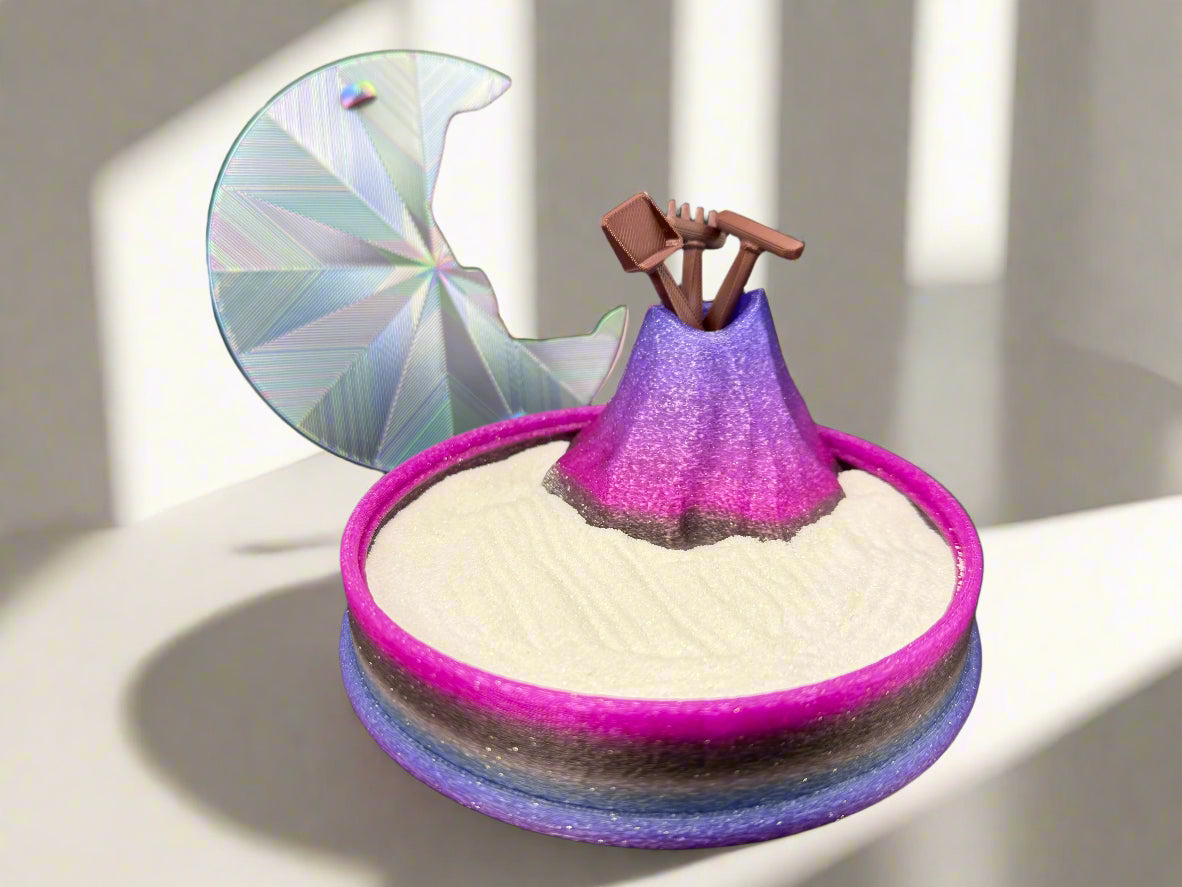 Beach Volcano Zen Garden