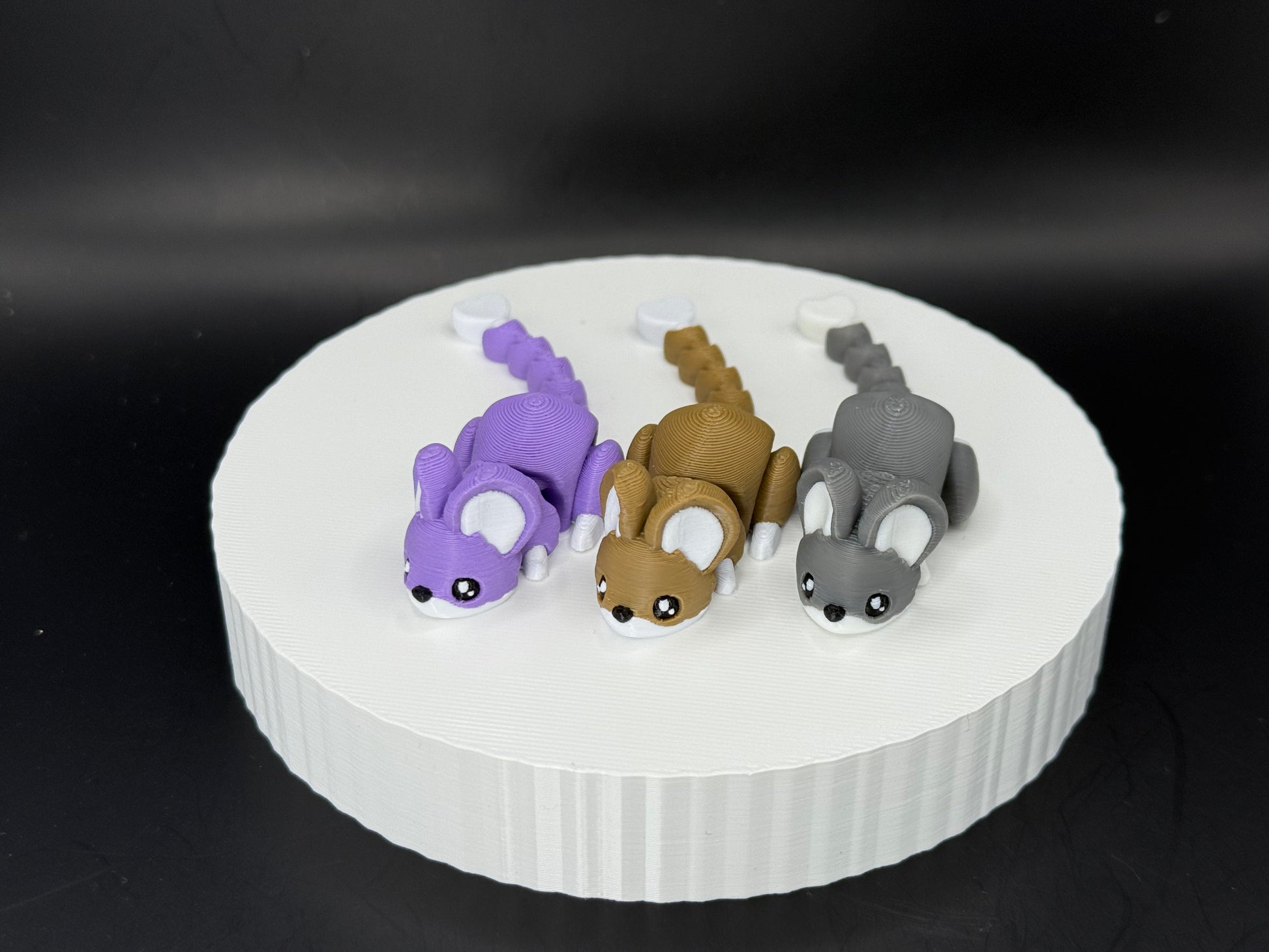 Cute Mouse 3D mini with Heart tail