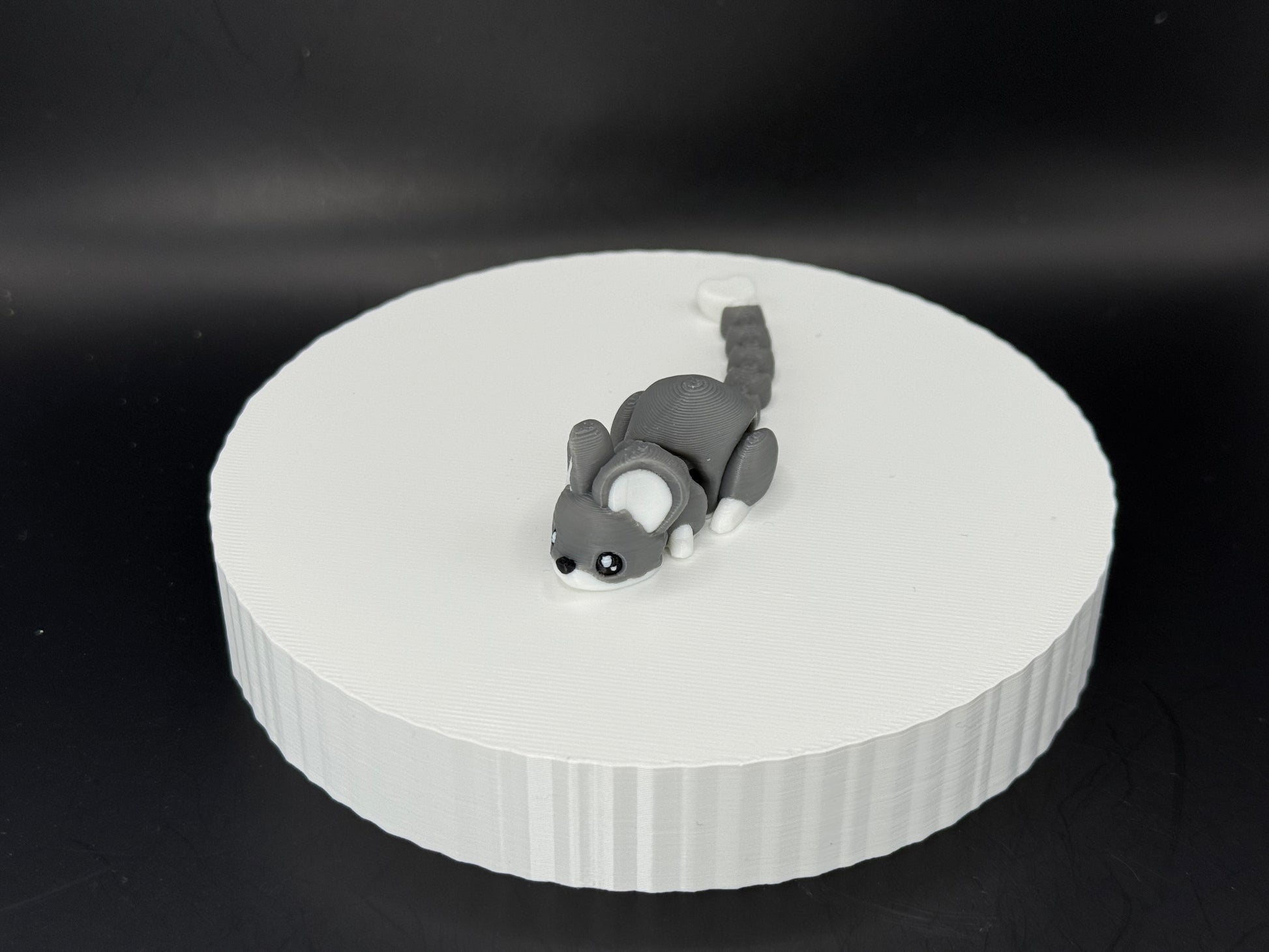 Cute Mouse 3D mini with Heart tail