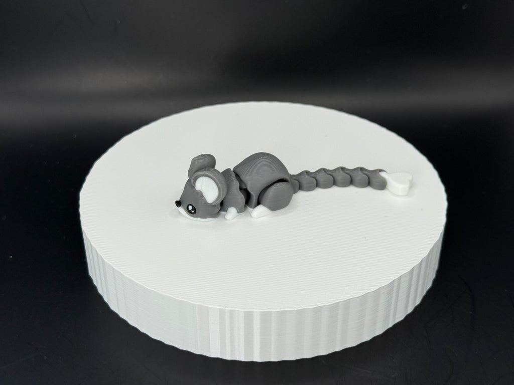 Cute Mouse 3D mini with Heart tail