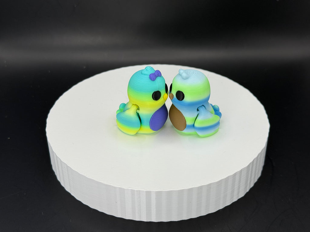 Love Birds 3D Mini Pair