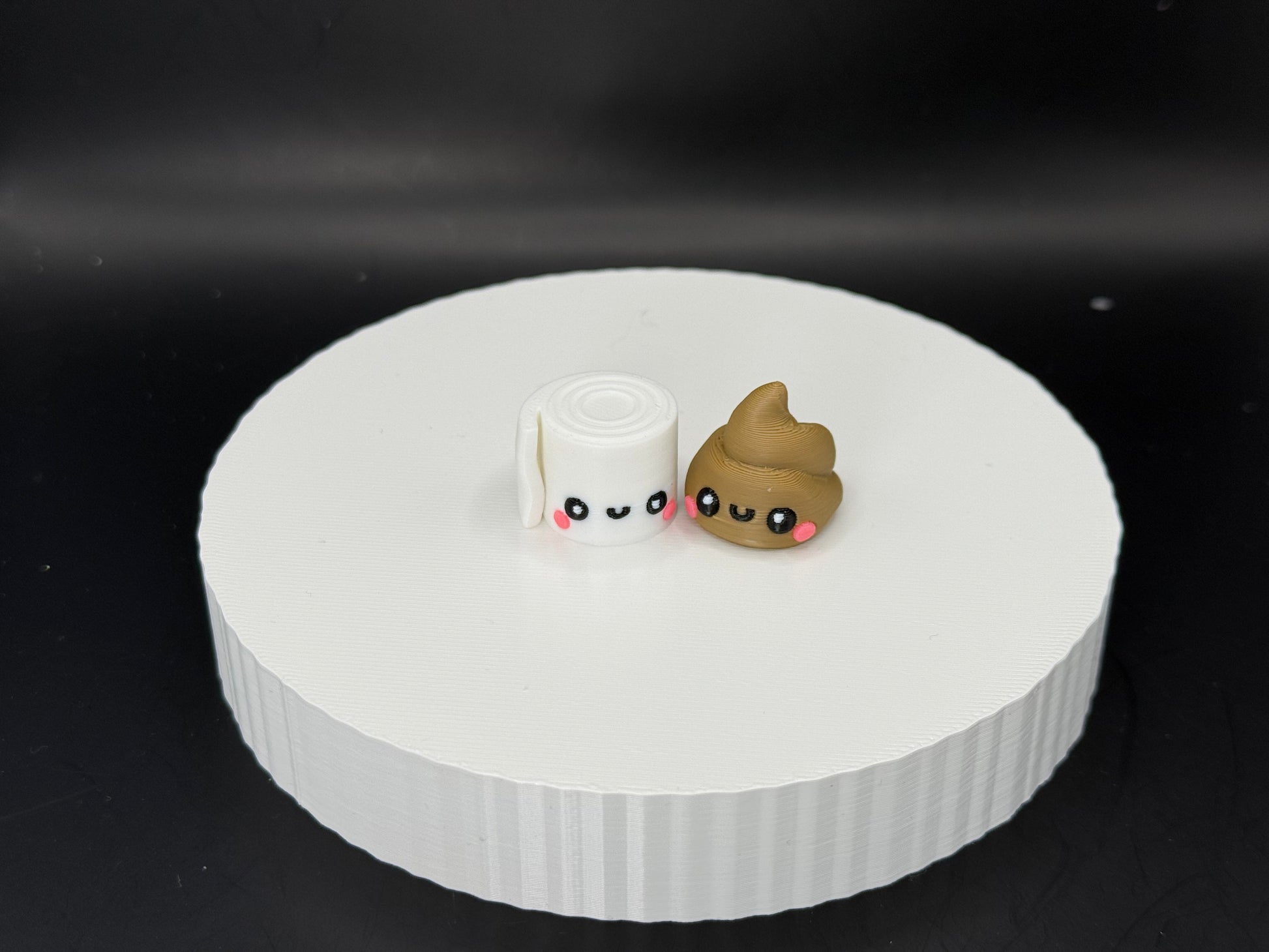Poop and Tee-Pee Emoji 3D Mini