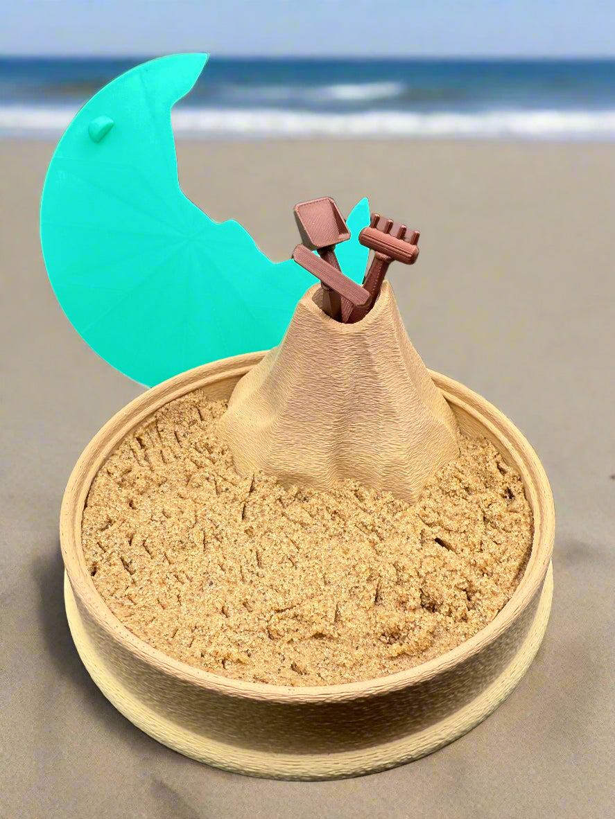 Beach Volcano Zen Garden